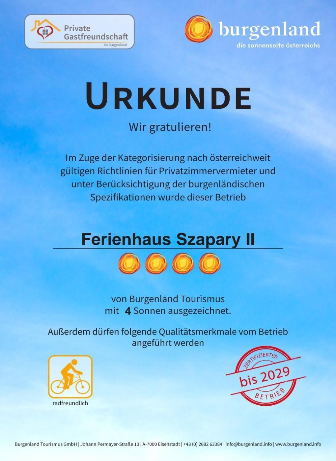 Ferienhaus Szapary II Eisenberg an der Pinka Zewnętrze zdjęcie